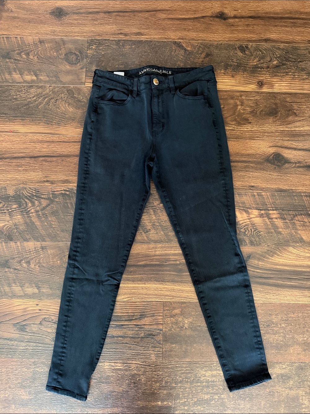 American Eagle Outfitters Black Skinny Jeans - High Rise